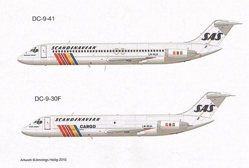 Lima November LN44521 1:144 McDonnell-Douglas DC-9/MD-80/MD-82/MD-90 SAS