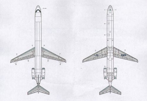 Lima November LN44537 1:144 McDonnell-Douglas MD-80 SCANAIR Sun Jet LN-RMB/F, SE-DFS/PH
