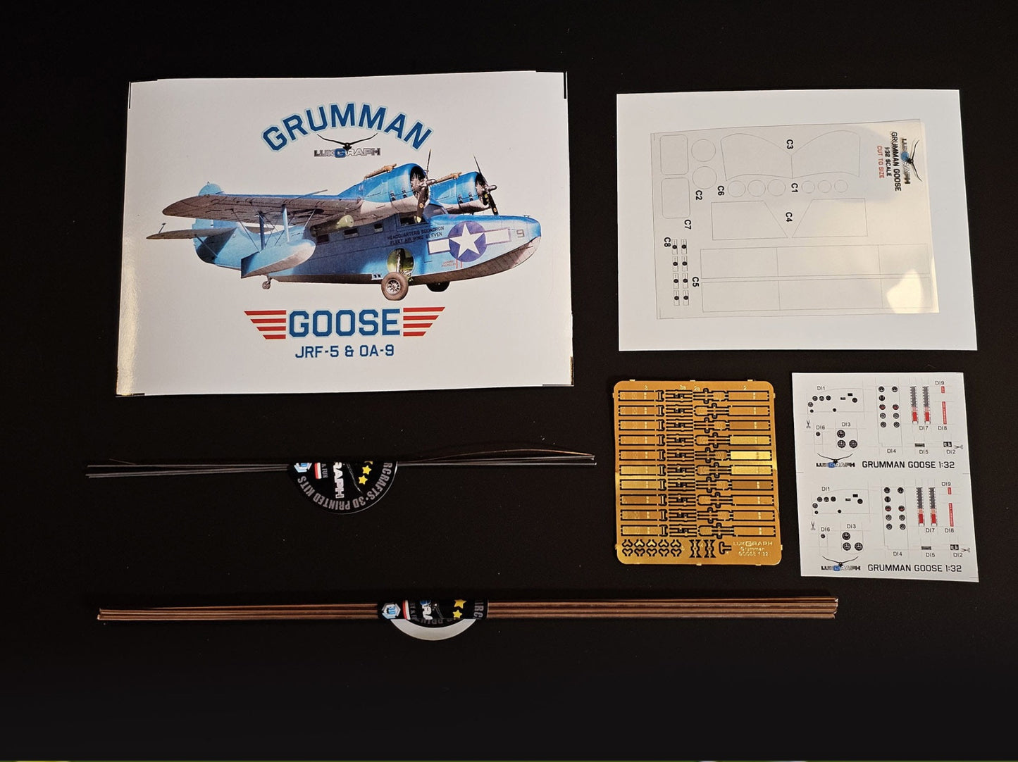 Lukgraph LUK32-72 1:32 Grumman Goose US Navy Service Resin Kit