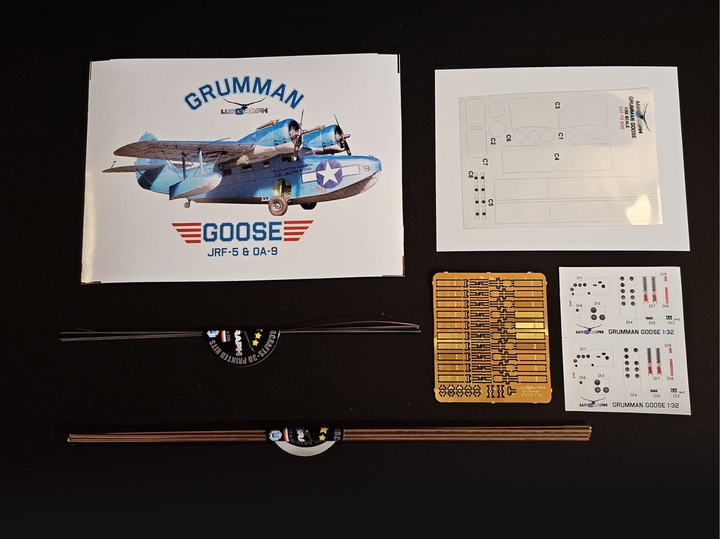 Lukgraph LUK32-74 1:32 Grumman Goose Civilian Version Resin Kit