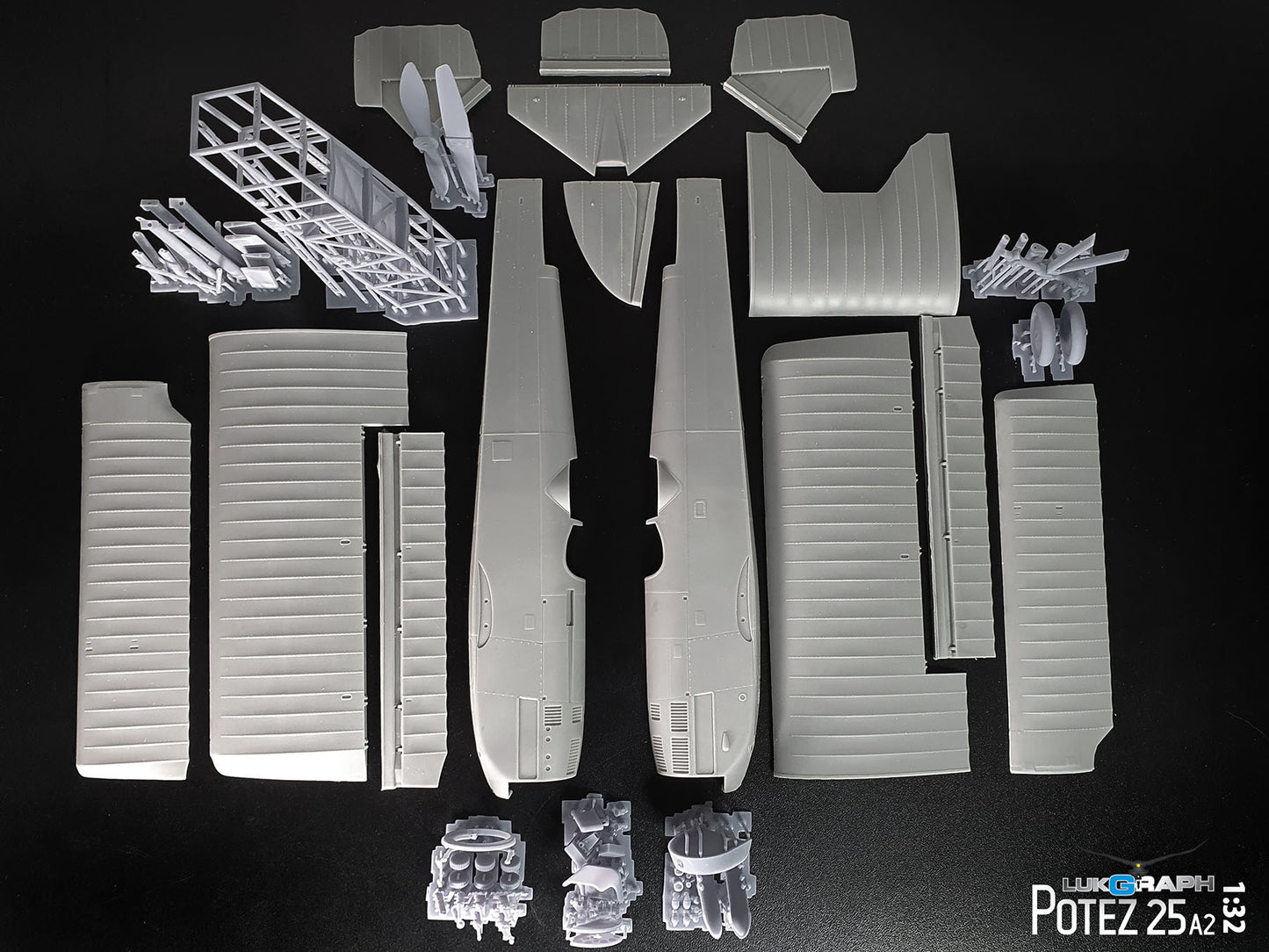 Lukgraph 3246 1:32 Potez 25 A2 in French Service (2 Schemes) Resin Kit