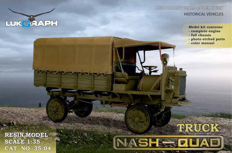 Lukgraph 3504 1:35 Nash-Quad Truck Resin Kit