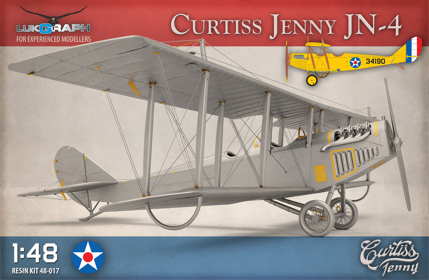 Lukgraph 48-16 1:48 Curtiss JN-4 Jenny Resin Kit