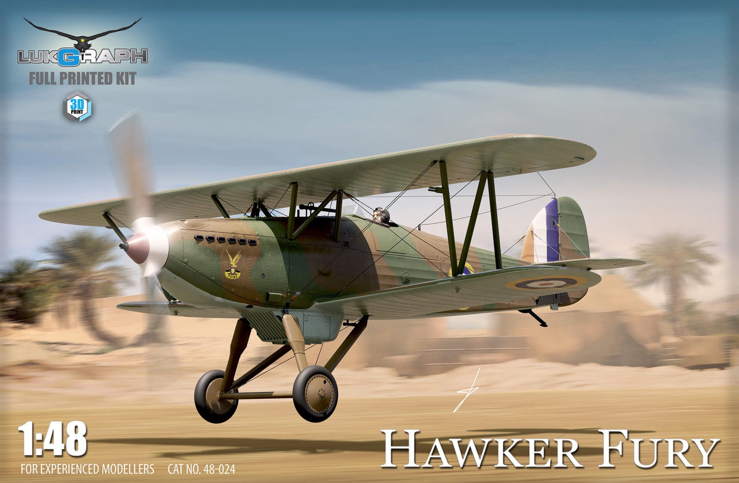 Lukgraph LUK48-24 1:48 Hawker Fury British Service Resin Kit