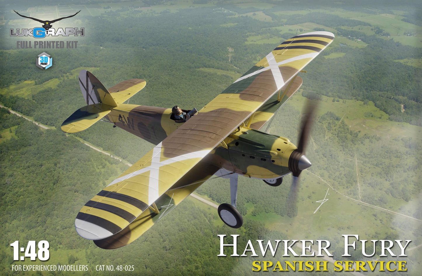 Lukgraph 48-025 1:48 Hawker Fury Spanish Service