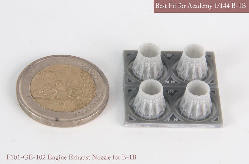 Mk.1 Design MA-14402 1:144 Rockwell B-1B Lancer GE EXHAUST NOZZLE SET (CLOSED)
