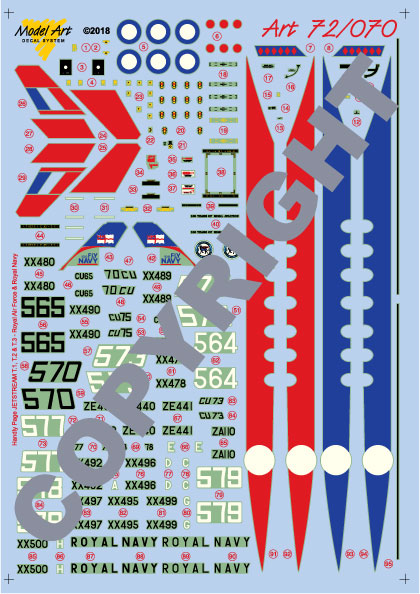 Model Art 7270 1:72 BAe Jetstream T.1, T.2 & T3 (Royal Air Force & Royal Navy)