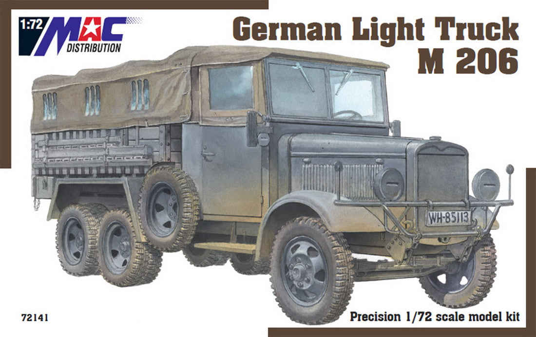 MAC Distribution 72141 1:72 Magirus M 206 German Light Truck 'Soft Top'