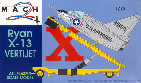 Mach 2 2272 1:72 Ryan X-13 vertijet and launch trailer