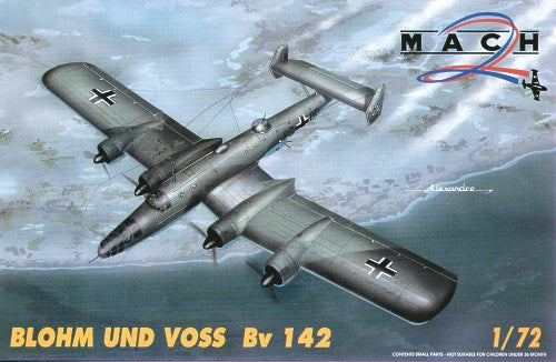 Mach 2 7233 1:72 Blohm-und-Voss Bv-142 Long Range German Reconnaissance Airplane