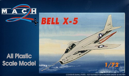 Mach 2 7242 1:72 Bell X-5 Includes swept and straight wings