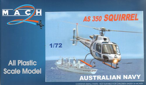 Mach 2 7260 1:72 AS-350 Ecureuil Squirrel Australian Navy/Army