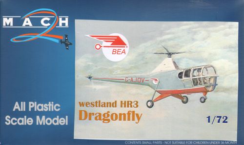 Mach 2 7262 1:72 Westland HR.3 Dragonfly BEA G-AJOV