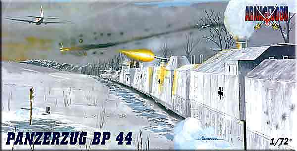 Mach 2 AR02 1:72 Panzerzug BP-44 - German armoured train.