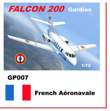 Mach 2 GP007 1:72 Dassault-Mystere Falcon 200 Decals French Aeronavale