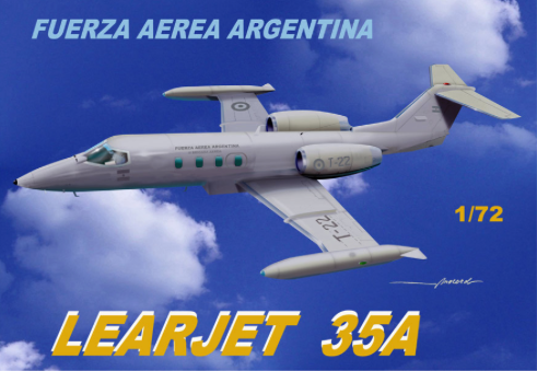 Mach 2 GP084 1:72 Gates Learjet 35A Argentina Air Force