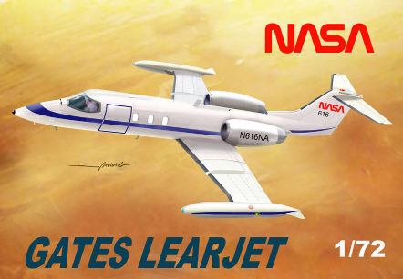 Mach 2 GP085 1:72 Gates Learjet 35A NASA