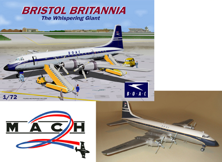 Mach 2 GP086 1:72 Bristol Britannia BOAC version