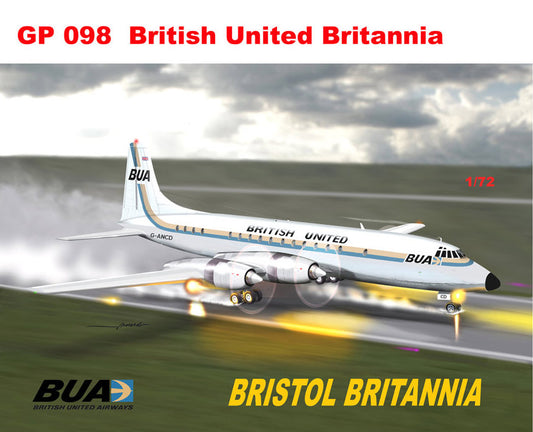 Mach 2 GP098 1:72 Bristol Britannia BUA/British United