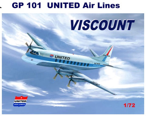 Mach 2 GP101 1:72 Vickers Viscount 700 with decals for United – Puzzle ...