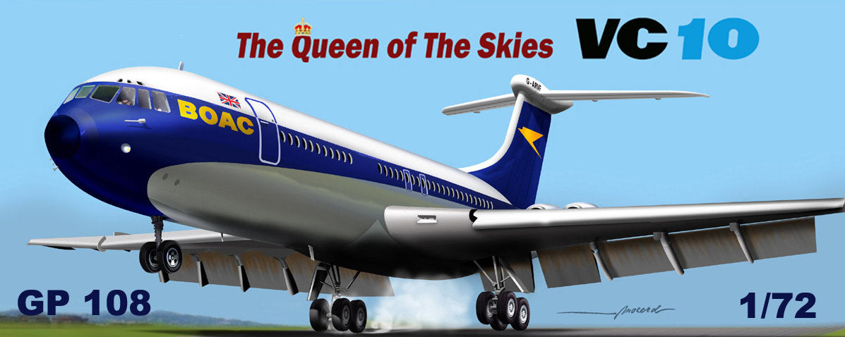 Mach 2 GP108 1:72 Vickers VC-10 BOAC 'The Queen Of The Skies'