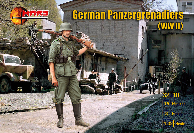 Mars 32018 1:32 WWII German Panzergrenadiers