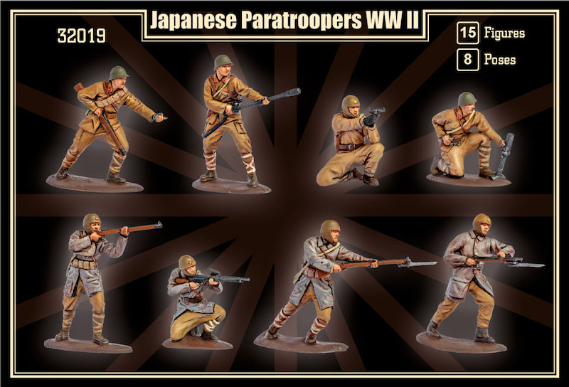 Mars 32019 1:32 Japanese Paratroopers (WWII)