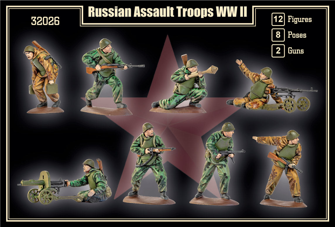 Mars 32026 1:32 WWII Russian Assault Troops