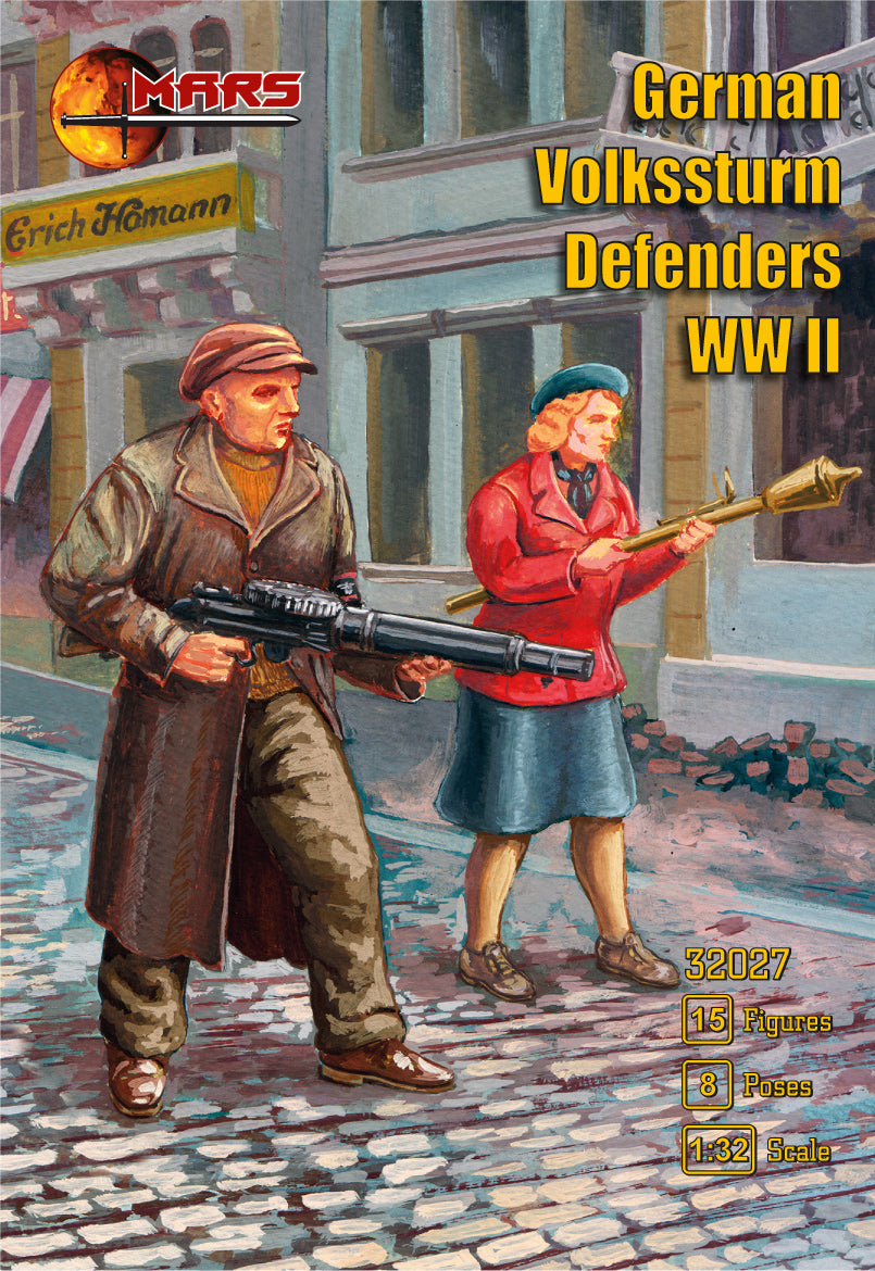 Mars 32027 1:32 WWII German Volkssturm Defenders