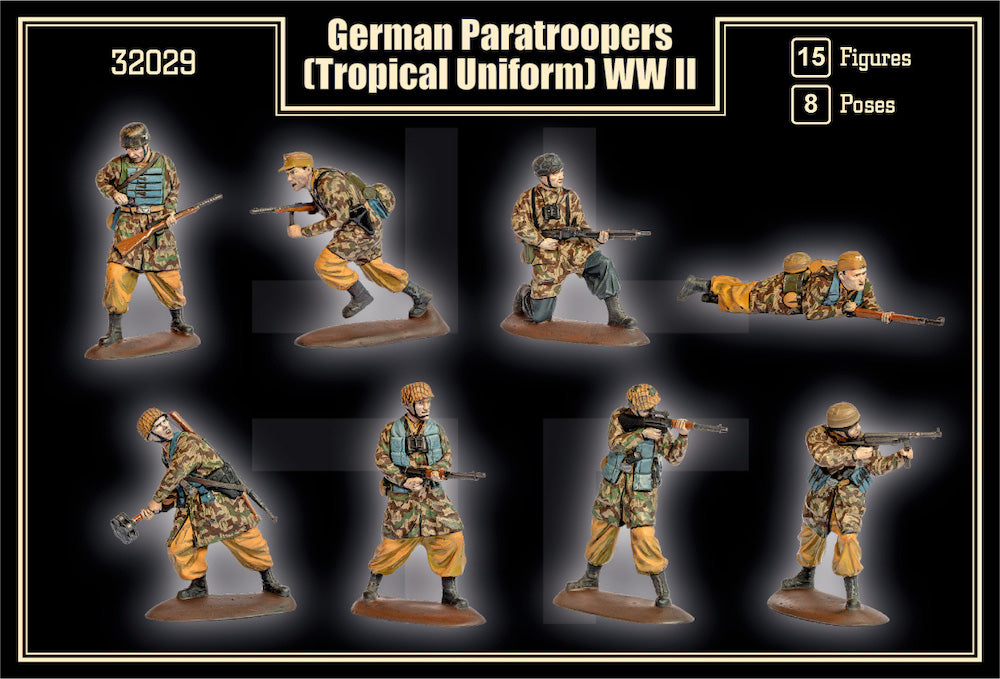 Mars 32029 1:32 WWII German Paratroopers Tropical Uniform