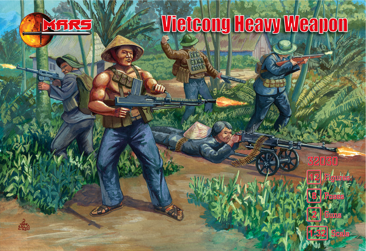 Mars 32030 1:32 Vietcong Heavy Weapons