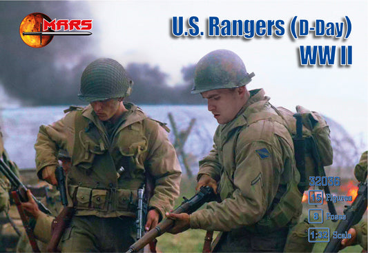 Mars 32036 1:32 WWII US Rangers D-Day