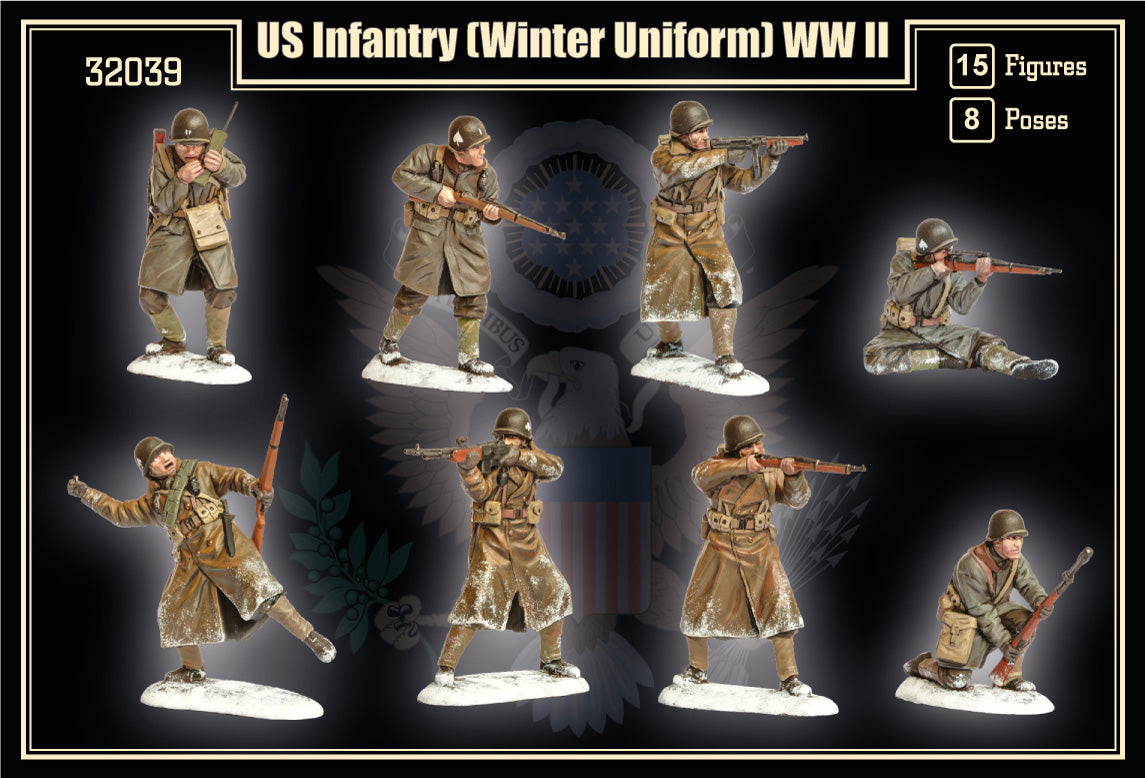 Mars 32039 1:32 WWII US Infantry in Winter Uniform