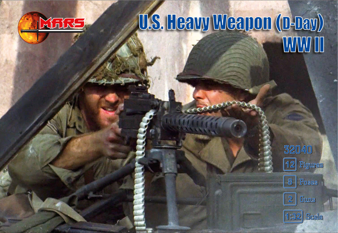 Mars 32040 1:32 WWII US Heavy Weapons D-Day