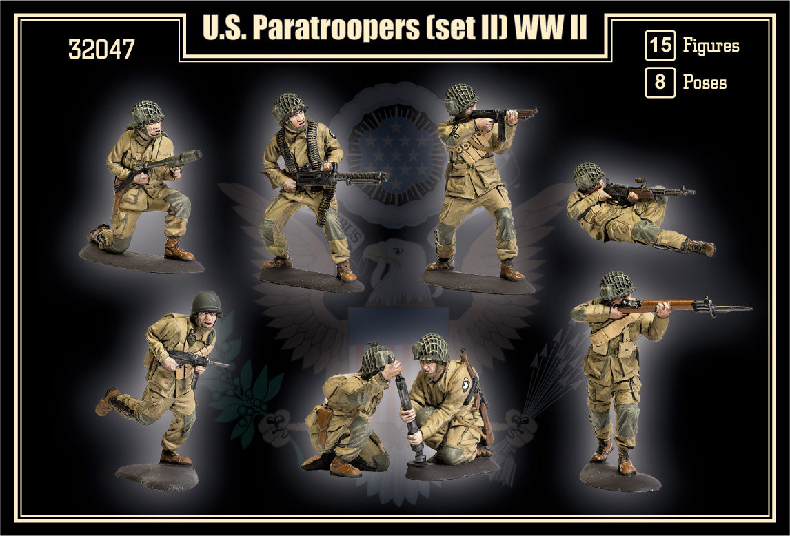 Mars 32047 1:32 US Paratroopers Set II (WWII)