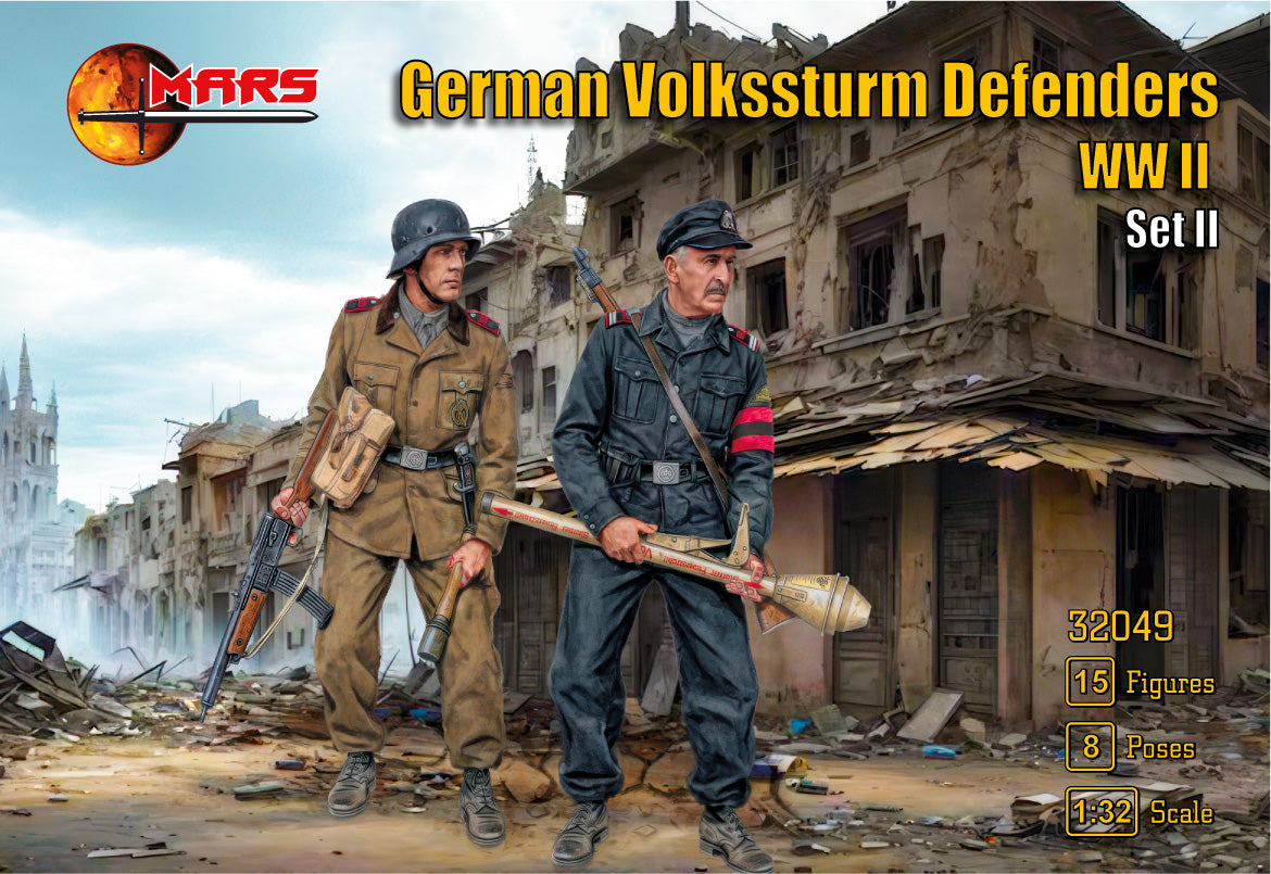 Mars 32049 1:32 German Volkssturm Defenders WWII set II
