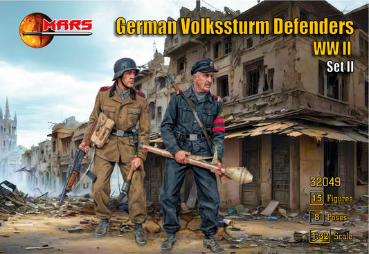 Mars 32049 1:32 German Volkssturm Defenders WWII set II