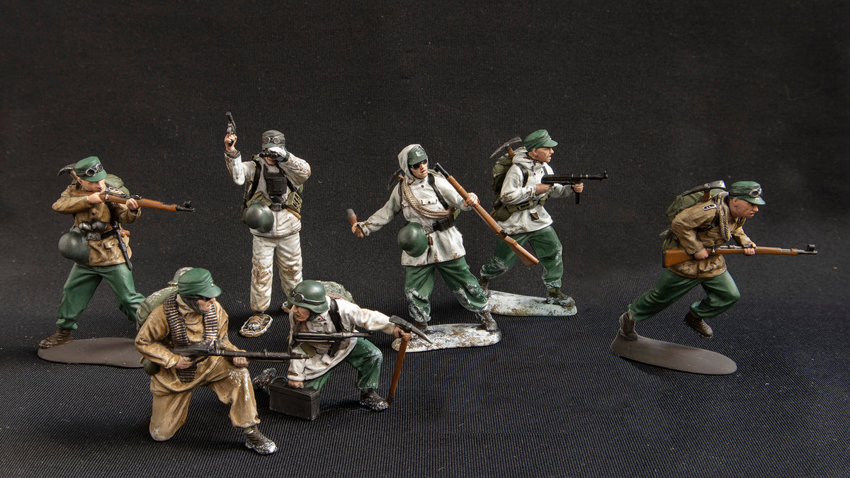 Mars 32055 1:32 German mountain Troops WWII