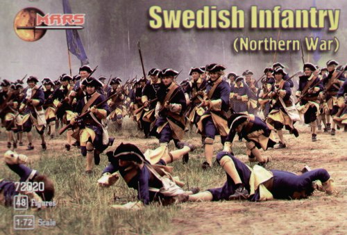 Mars 72020 1:72 Swedish Infantry Northern War