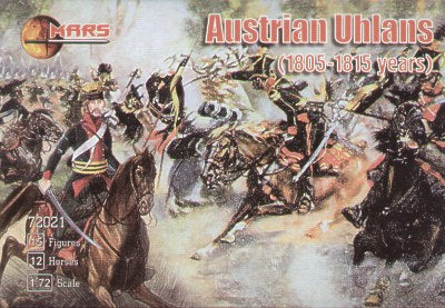 Mars 72021 1:72 Napoleonic Austrian Uhlans 1805-1815