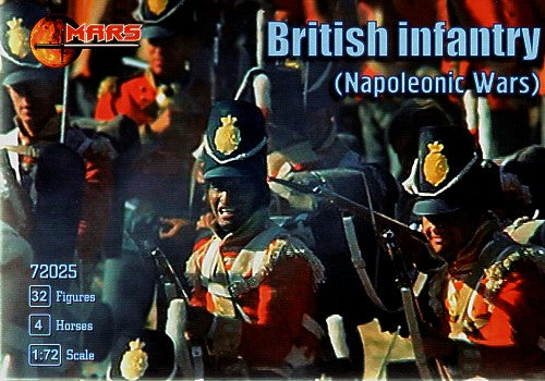 Mars 72025 1:72 Napoleonic British Infantry