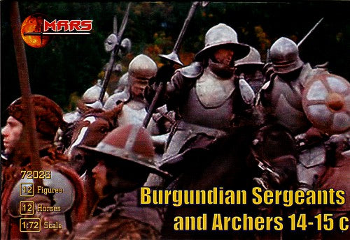 Mars 72026 1:72 Burgundian Sergeants and Archers 14th-15th Century