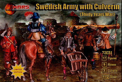 Mars 72031 1:72 Thirty Years War Swedish Army With Culverin