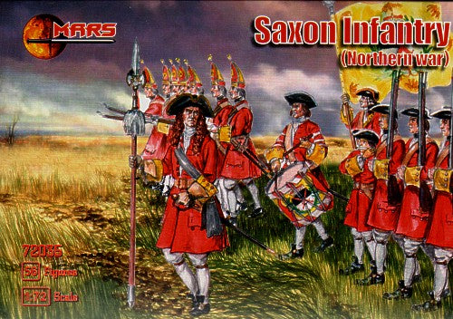 Mars 72035 1:72 Northern War Saxon Infantry