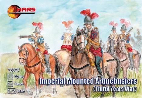 Mars 72037 1:72 Imperial Mounted Arquebusiers Thirty Years War