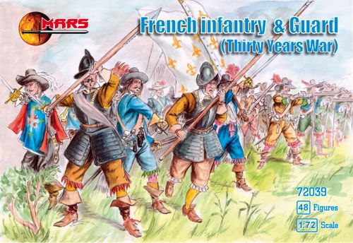 Mars 72039 1:72 French Infantry and Guards Thirty Years War