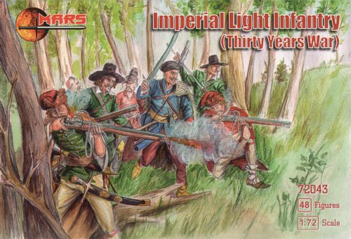 Mars 72043 1:72 Imperial Light Infantry Thirty Years War