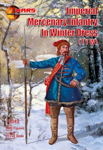 Mars 72049 1:72 Imperial Mercenary Infantry in Winter Dress Thirty Years War