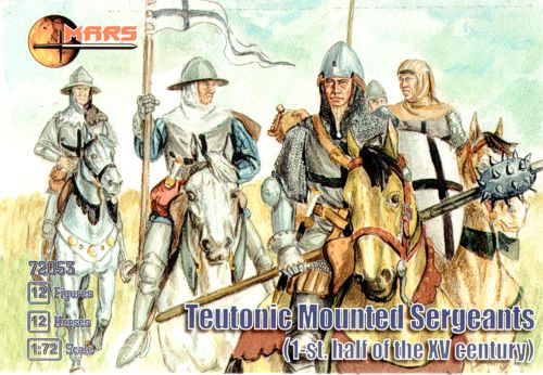 Mars 72053 1:72 Teutonic Mounted Sergeants 1st Half of the 15th Century