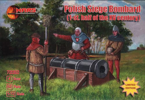 Mars 72062 1:72 Polish Siege Bombard 1st Half of the 15th Century